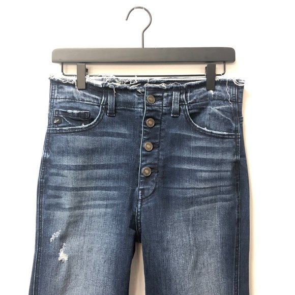 Kancan Sloane High Rise Ankle Skinny Jeans, Women's 28/9, Distressed - Picture 2 of 9